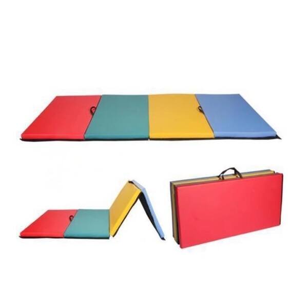 4'x8'x2"Thick Folding Panel Gymnastics Mat Gym Fitness Exercise Mat R4 Bed Bath & Beyond