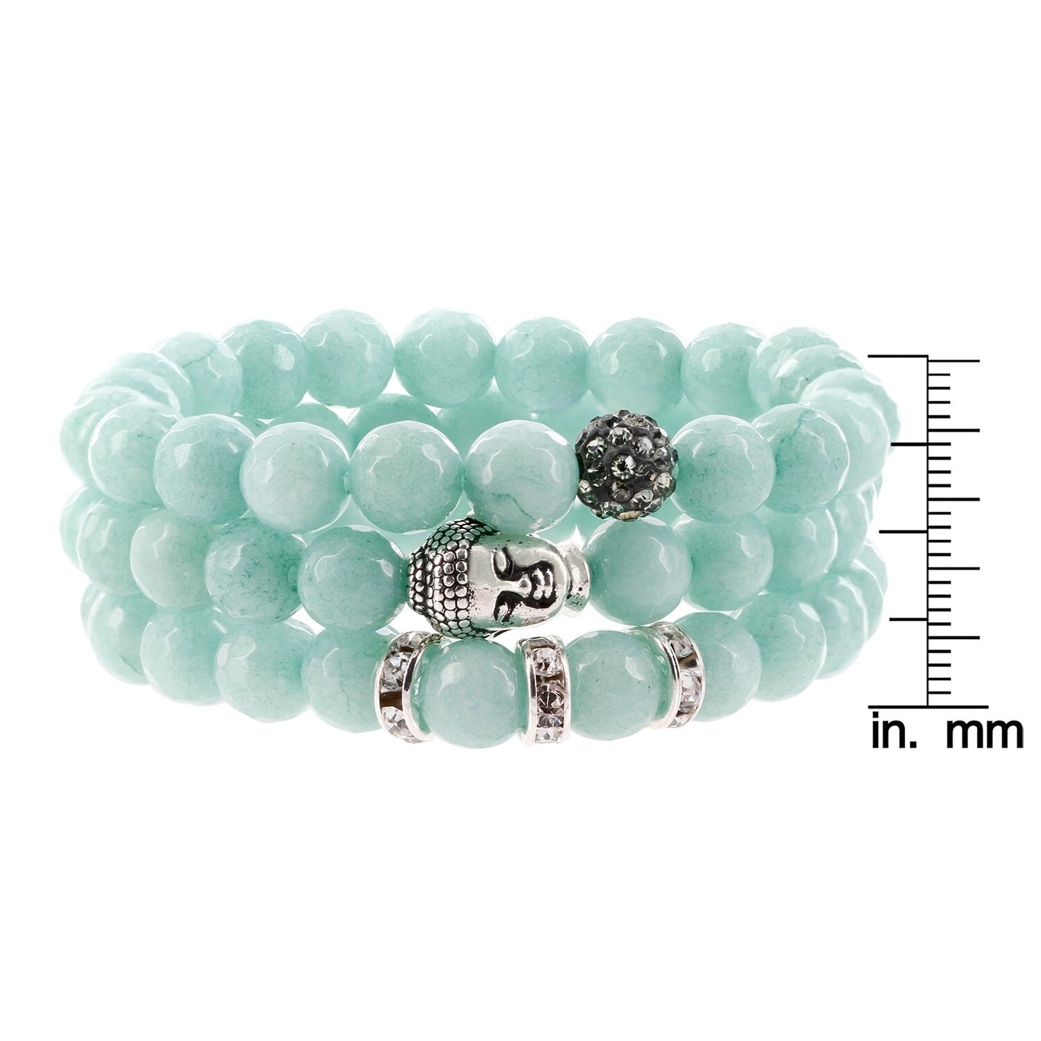 crystal bead stretch bracelets