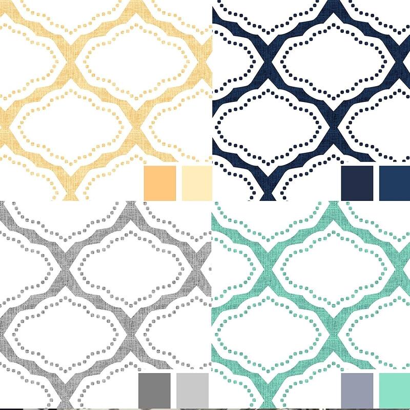 DriftAway Geo Trellis Window Curtain Valance