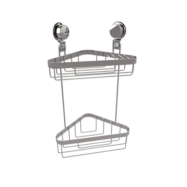 Suction Cup, Two Tier, Stainless Steel Corner Shower Caddy Review 