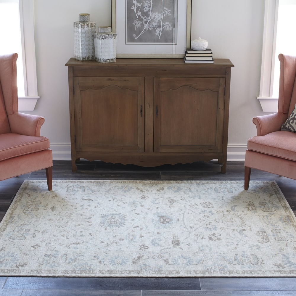 Momeni Anatolia Wool Blend Traditional Area Rug.