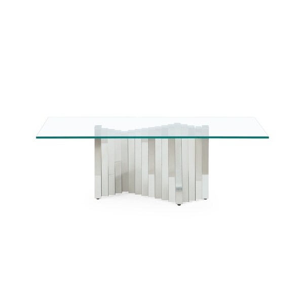 Global Accordion Style Base Cocktail Table