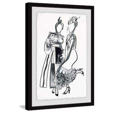 'Victorian Chic' Framed Painting Print - Multi-Color