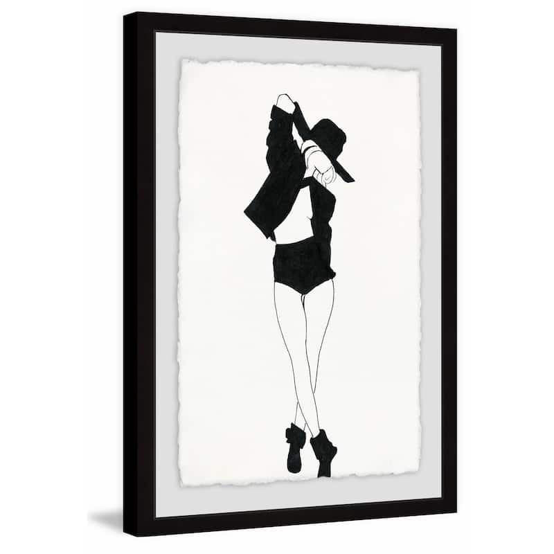 'Tribute' Framed Painting Print - Multi-Color