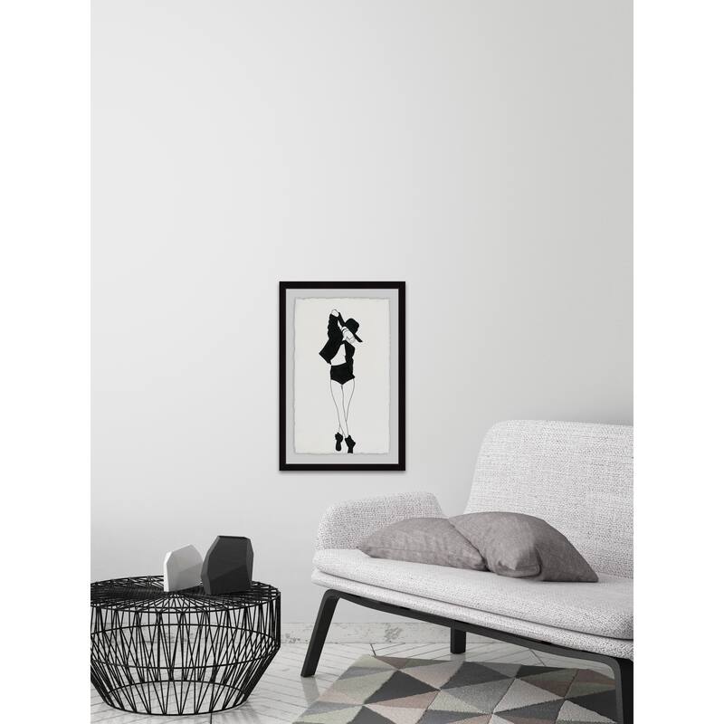 'Tribute' Framed Painting Print - Multi-Color