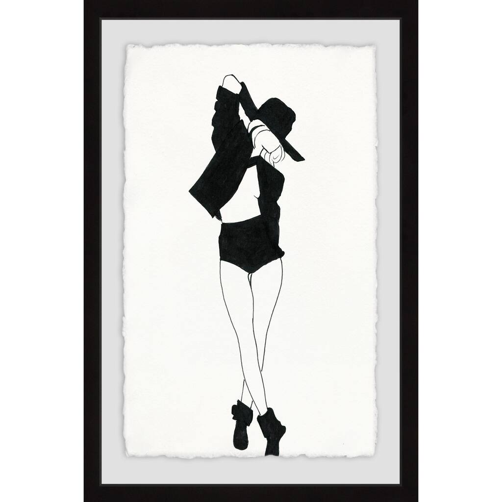 'Tribute' Framed Painting Print - Multi-Color