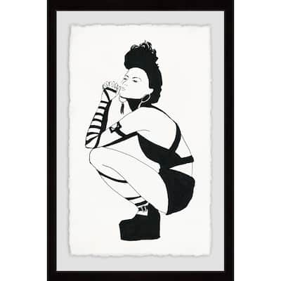 'Punk Style' Framed Painting Print - Multi-Color