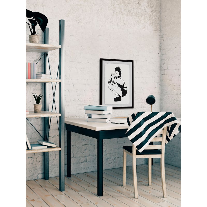 'Punk Style' Framed Painting Print - Multi-Color