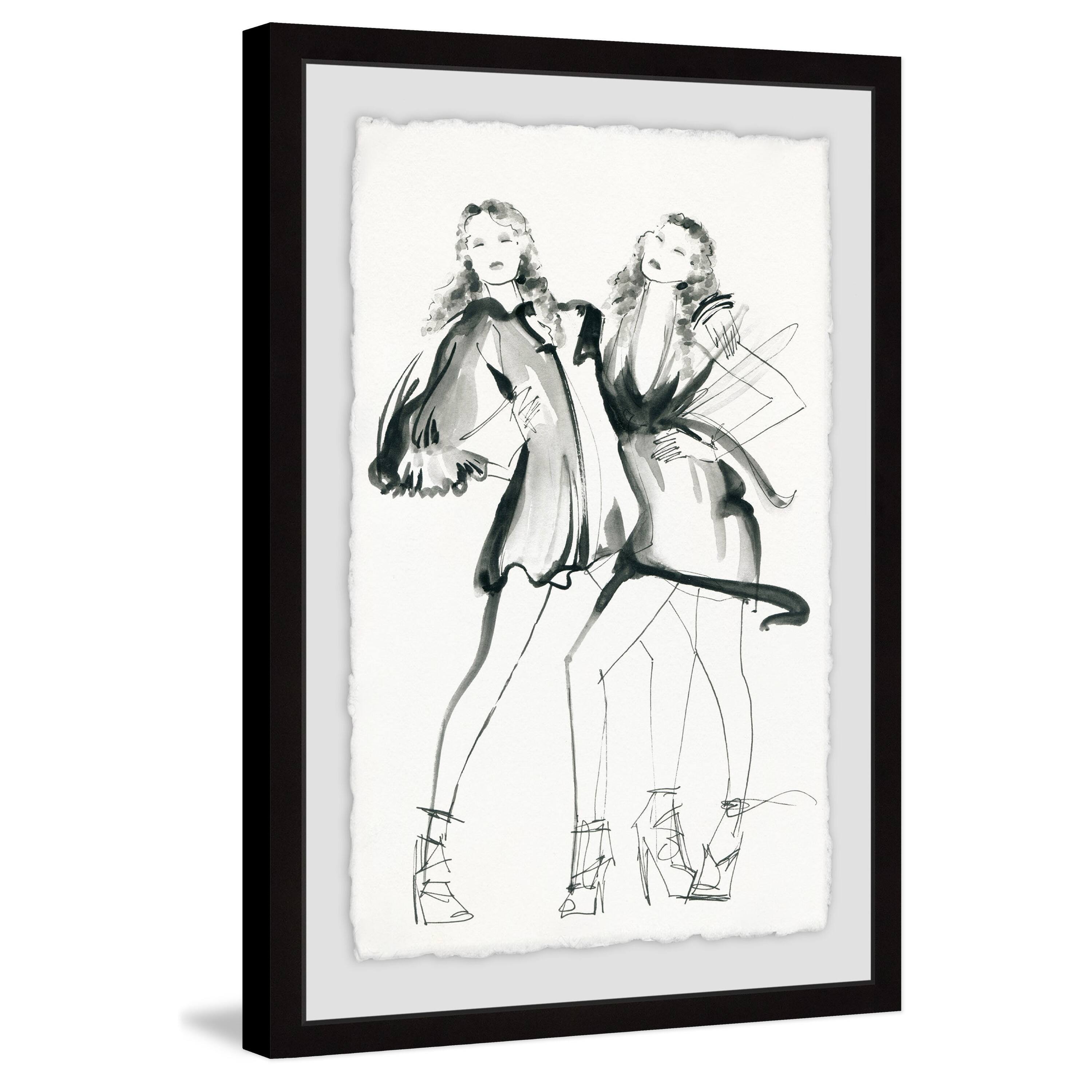 Marmont Hill - Handmade Sexy Twins Framed Print - On Sale - Bed Bath ...