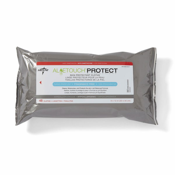 Shop Medline Aloetouch PROTECT Dimethicone Skin Protectant Wipes