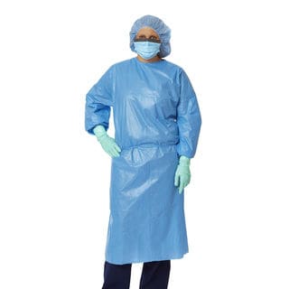 Shop Medline Isolation Gown Cuff Impervious Reg (Pack of 50) - Free ...