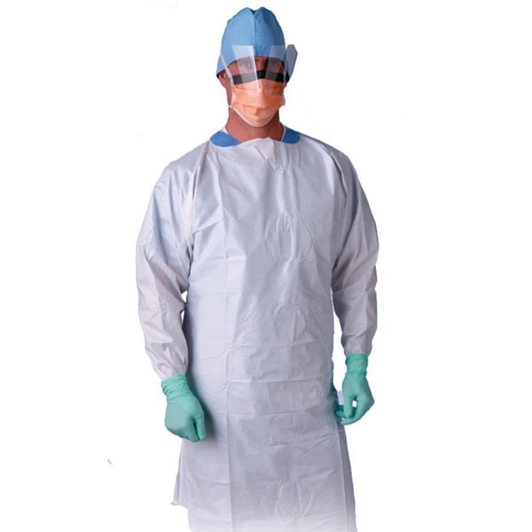 Shop Medline Isolation Gown Thumb Loop Breathable Impervious XL (Pack