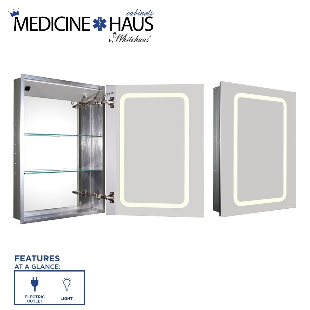 Shop Whitehaus Collection Medicinehaus Recessed Single Door