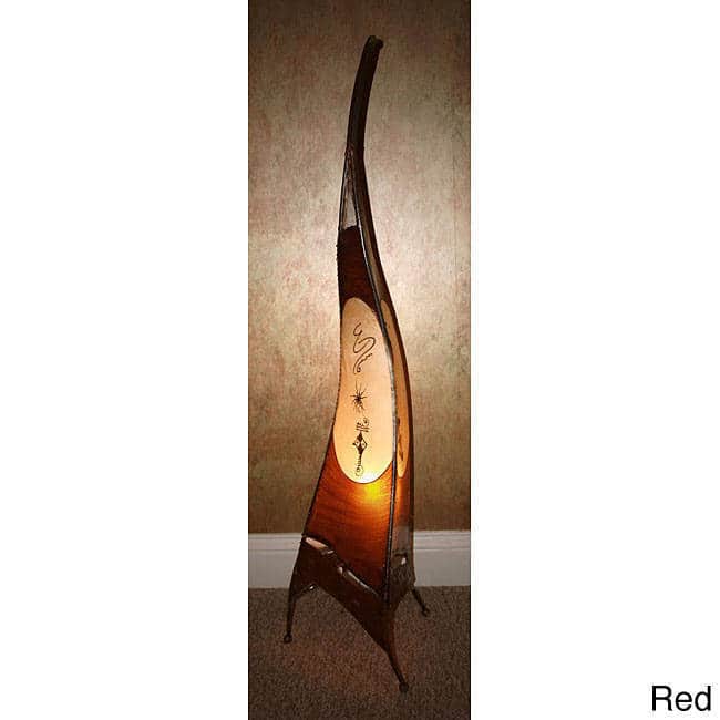 Handmade Sahara Genuine Leather Floor Lamp (Morocco)