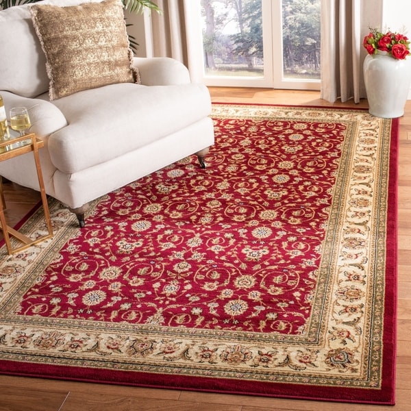 Safavieh Lyndhurst Traditional Oriental Red/ Ivory Rug - 8' X 11'