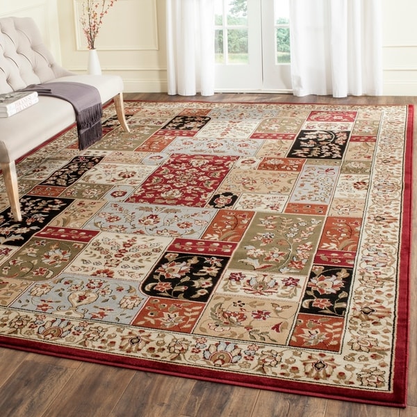 Safavieh Lyndhurst Collection Traditional Multicolor/ Ivory Rug - 8' x 11'