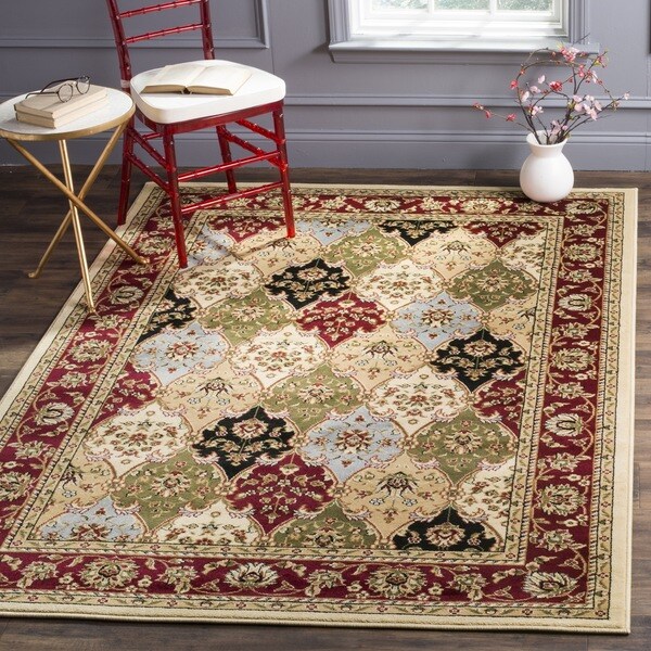 Safavieh Lyndhurst Traditional Oriental Multicolor/ Red Rug - 8' x 11'