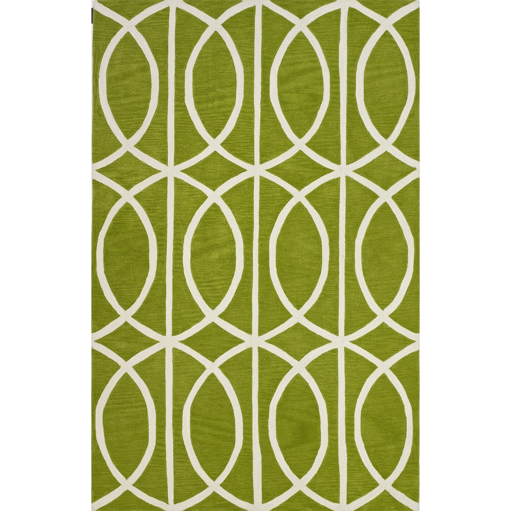 Addison Optics Modern Geometric Hourgl Lime Green White Area Rug Addison Optics Modern Geometric Hourgl Lime Green White Area Rug