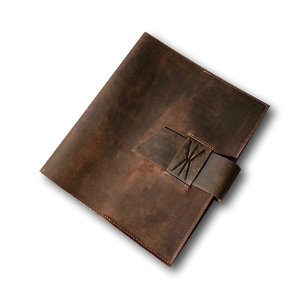 Kauri Handmade Leather Journal Wrap - Genuine Leather Journal, Diary, and Notebook Cover. Opens flyout.
