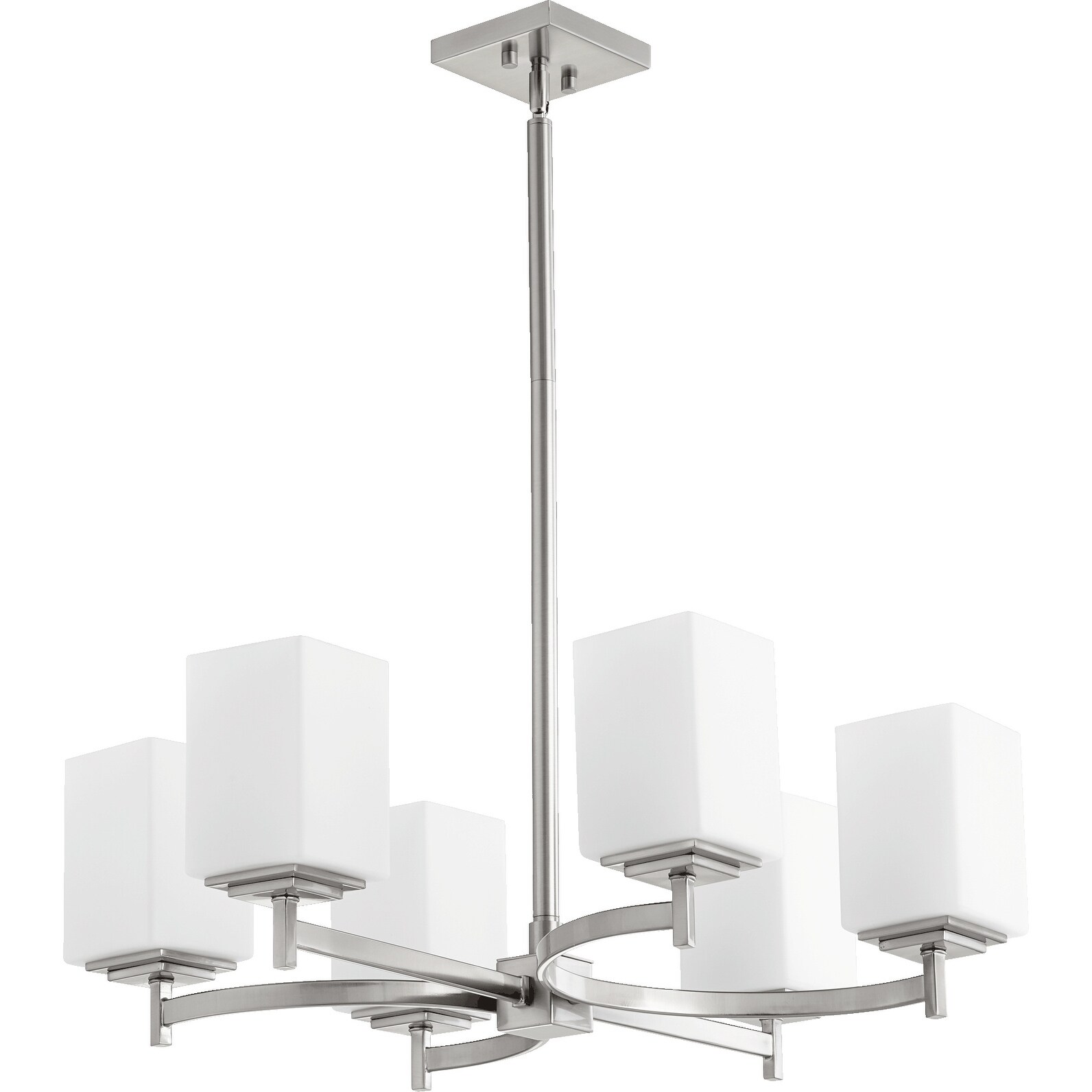 Delta 6-light Chandelier (Nickel) - Chandeliers For Bedrooms by Overstock.com