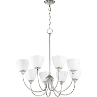 Quorum International Celeste Family 8 Light Chandelier (Polished Nickel) - Chandeliers For Bedrooms by Overstock.com