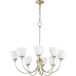 Quorum International Celeste Family 8 Light Chandelier (aged silver leaf) - Chandeliers For Bedrooms by Overstock.com
