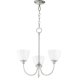 Quorum International Celeste Family 3 Light Chandelier (Polished Nickel) - Chandeliers For Bedrooms by Overstock.com