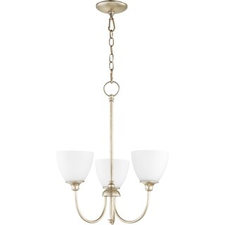Quorum International Celeste Family 3 Light Chandelier (aged silver leaf) - Chandeliers For Bedrooms by Overstock.com