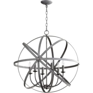Celesti 6-light Sphere Chandelier (Zinc Finish) - Chandeliers For Bedrooms by Overstock.com
