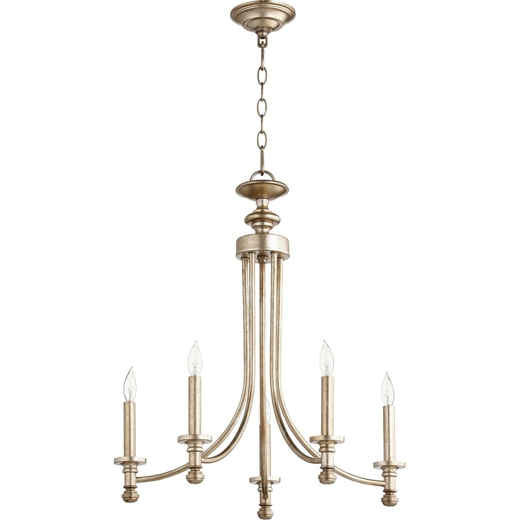 Rossington 5-light Chandelier (Silver Finish) - Chandeliers For Bedrooms by Overstock.com
