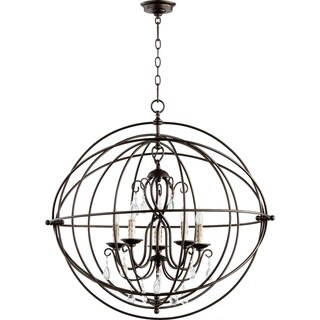 Cilia 5-light Chandelier (Bronze - Transitional) - Chandeliers For Bedrooms by Overstock.com