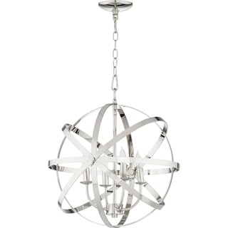 Celeste 4-light Sphere Chandelier (Polished/Nickel Finish) - Chandeliers For Bedrooms by Overstock.com