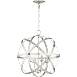 Celeste 4-light Sphere Chandelier (Nickel Finish/Satin) - Chandeliers For Bedrooms by Overstock.com