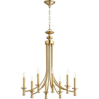 Rossington 8-light Chandelier (Brass Finish) - Chandeliers For Bedrooms by Overstock.com