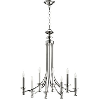 Rossington 8-light Chandelier (Polished/Nickel Finish) - Chandeliers For Bedrooms by Overstock.com