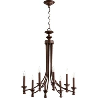 Rossington 8-light Chandelier (Silver Finish/Bronze Finish) - Chandeliers For Bedrooms by Overstock.com