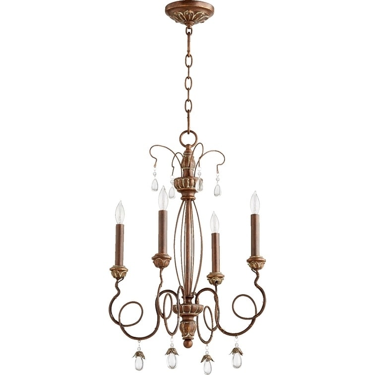Venice 4-light Chandelier (Copper) - Chandeliers For Bedrooms by Overstock.com