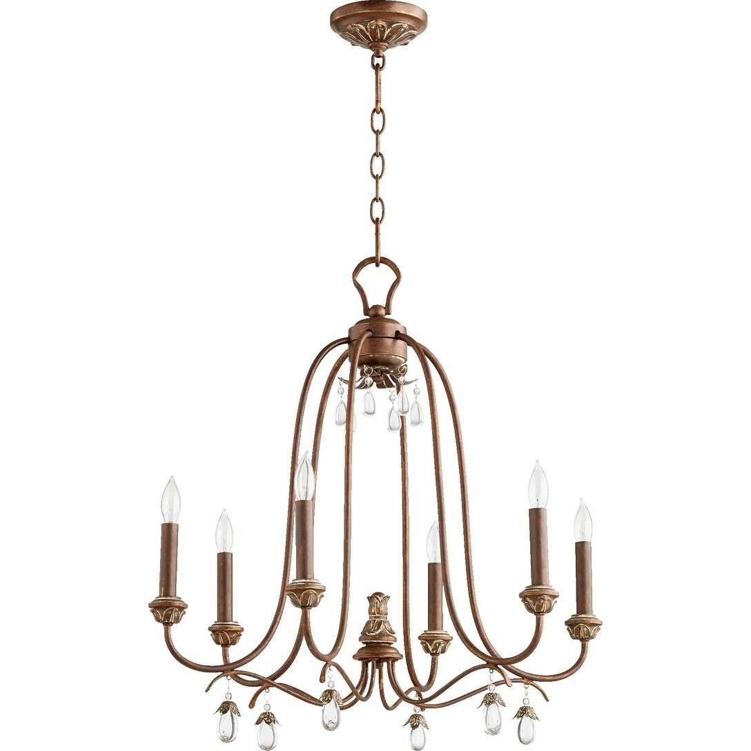 Venice 6-light Chandelier (Copper) - Chandeliers For Bedrooms by Overstock.com