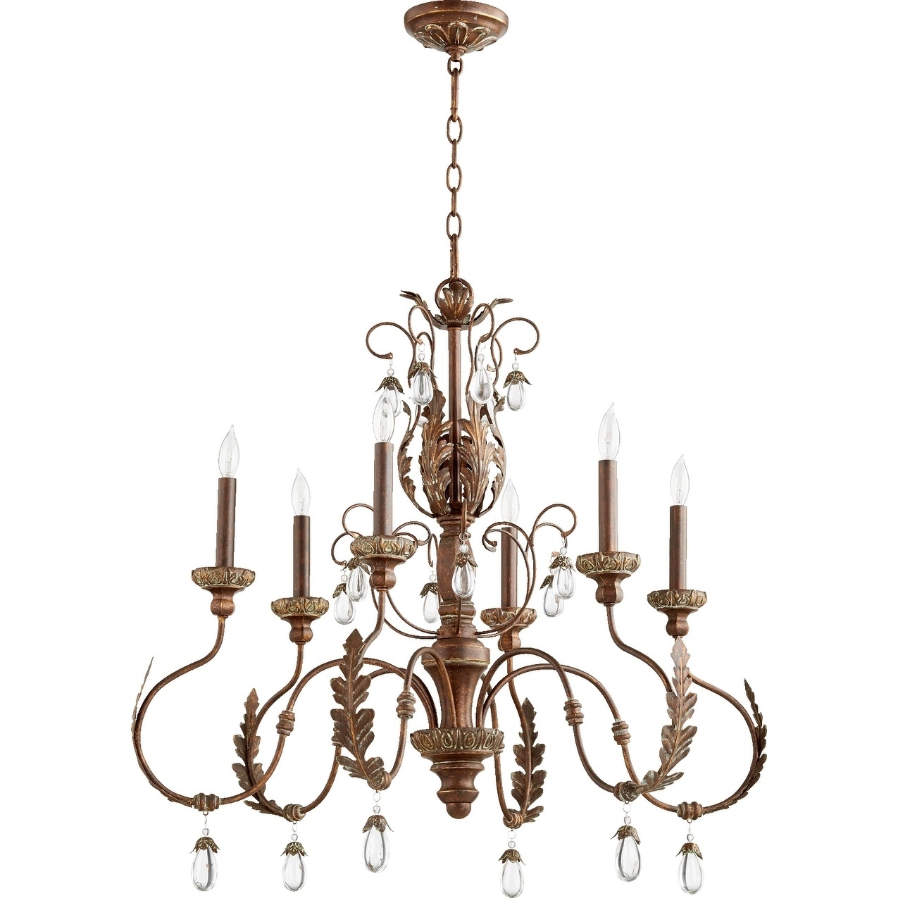 Venice 6-light Chandelier (Copper) - Chandeliers For Bedrooms by Overstock.com