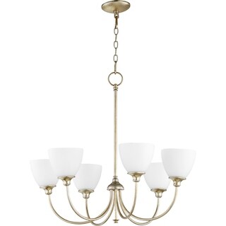 Quorum International Celeste Family 6 Light Chandelier (aged silver leaf) - Chandeliers For Bedrooms by Overstock.com