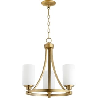Lancaster 3-light Chandelier (Brass/Bronze) - Chandeliers For Bedrooms by Overstock.com
