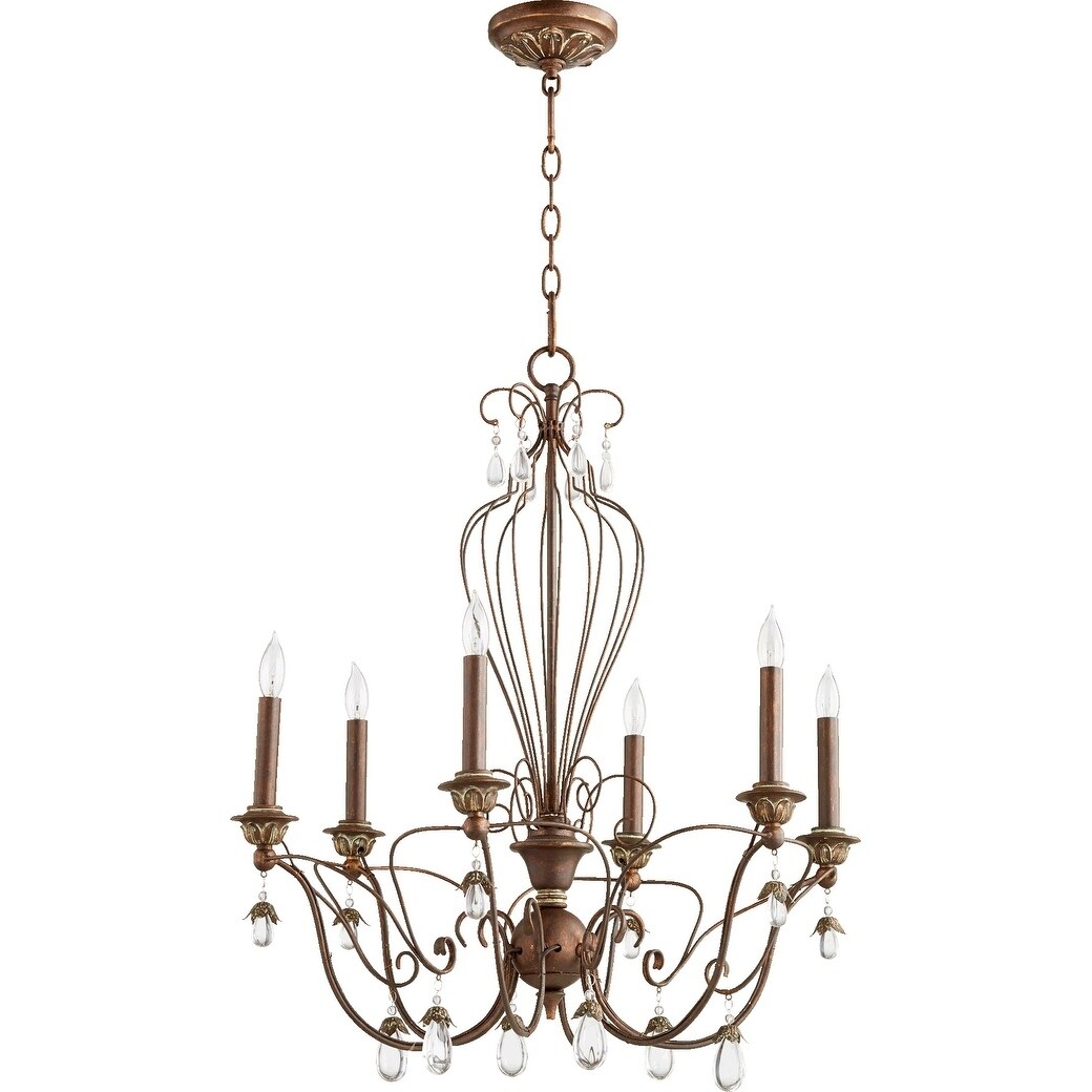 Venice 6-light Chandelier (Copper) - Chandeliers For Bedrooms by Overstock.com