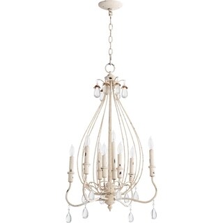 Quorum International Venice Cage Family 8 Light Transitional Chandelier (persian white) - Chandeliers For Bedrooms by Overstock.com