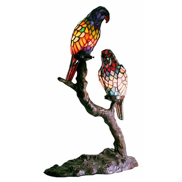 tiffany lamp bird