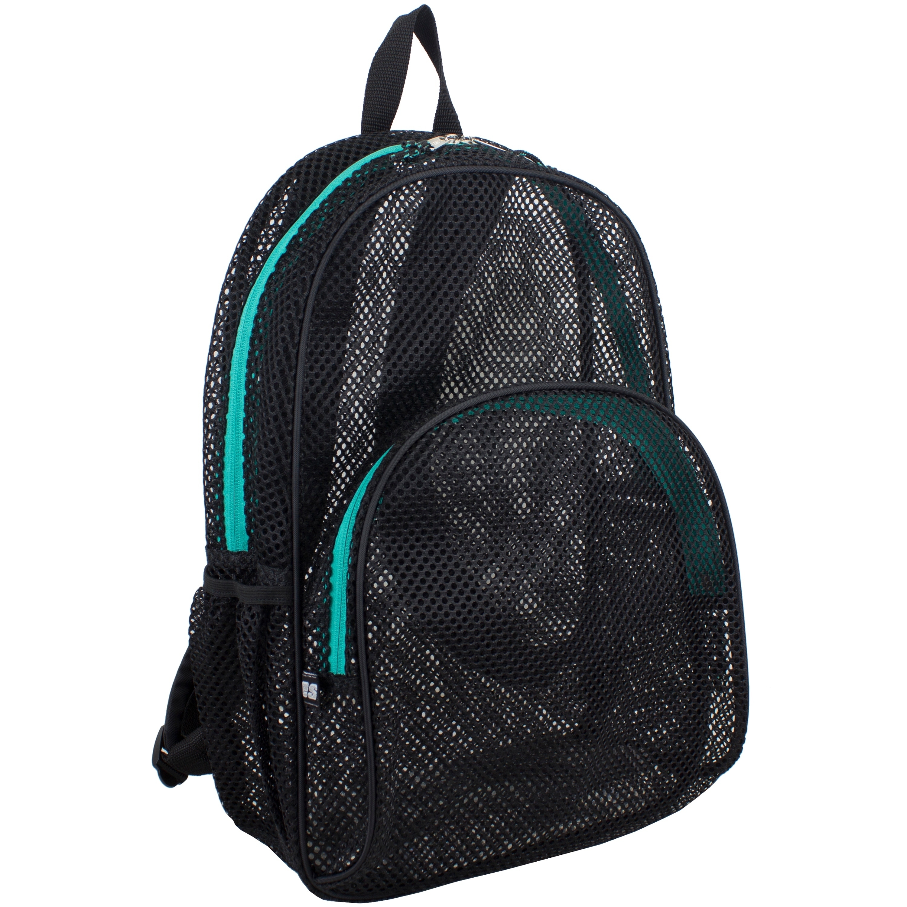 teal mesh backpack