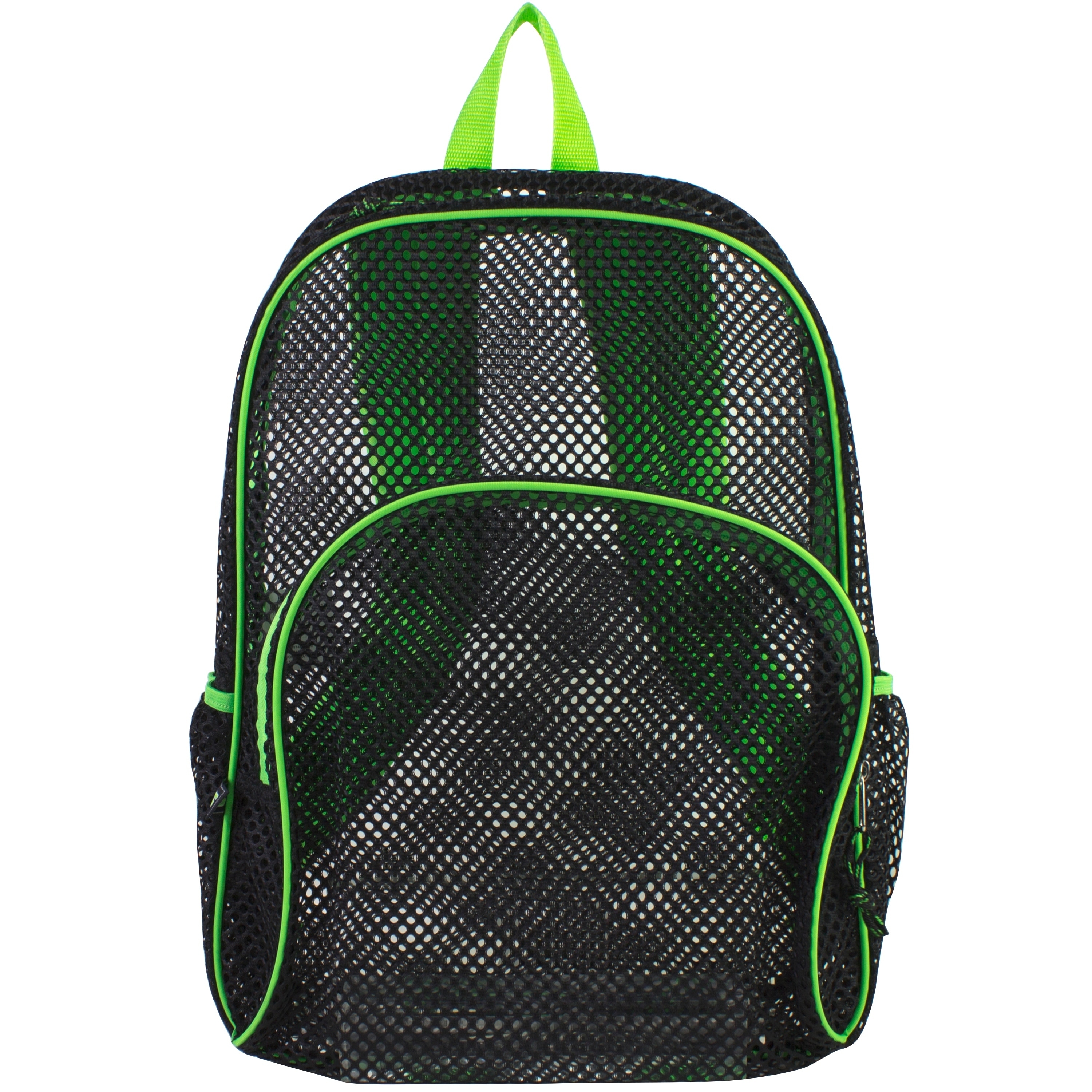 green mesh backpack