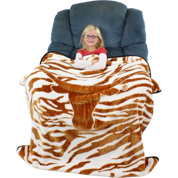 Texas Longhorns Raschel Throw Blanket 50 X 60 Overstock