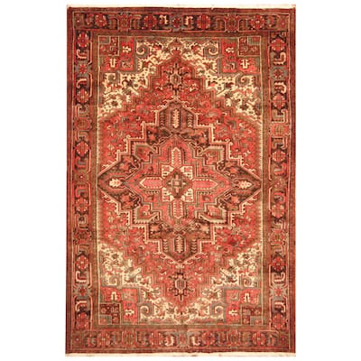 Handmade Heriz Wool Rug (Iran) - 7'3 x 10'2