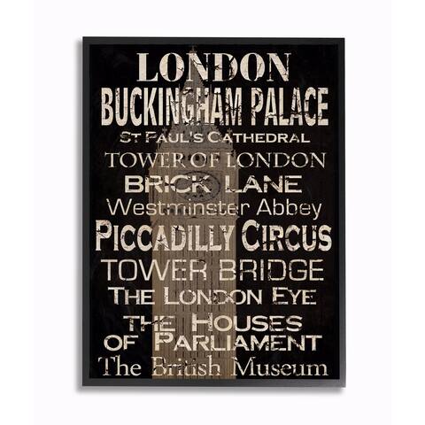 Stupell Industries London Landmark Wall Art