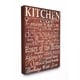 preview thumbnail 1 of 0, Stupell Words in the Kitchen, Off Red Wall Art